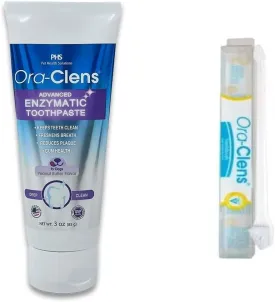 Advanced Enzymatic Toothpaste with Free Dual-Ended Toothbrush for Dogs