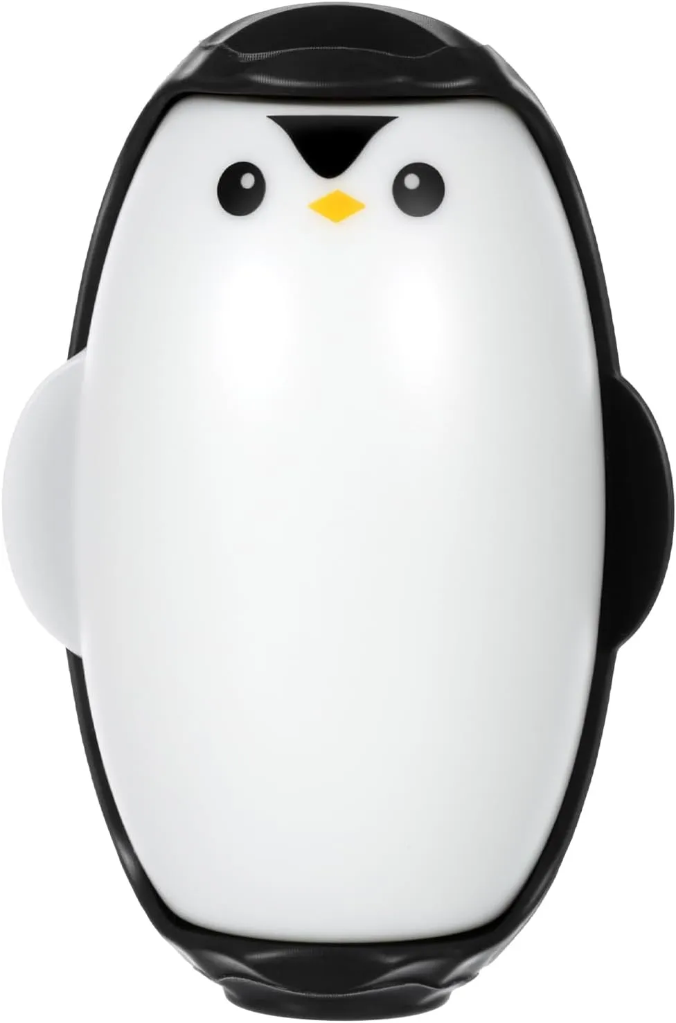 Penguin Shape Mini Lint Roller Portable Reusable Lint Roller Washable Pet Hair Remover for Laundry Suitable Travel Clothing Dust Cat Hair Debris Plush Surfaces (Black)