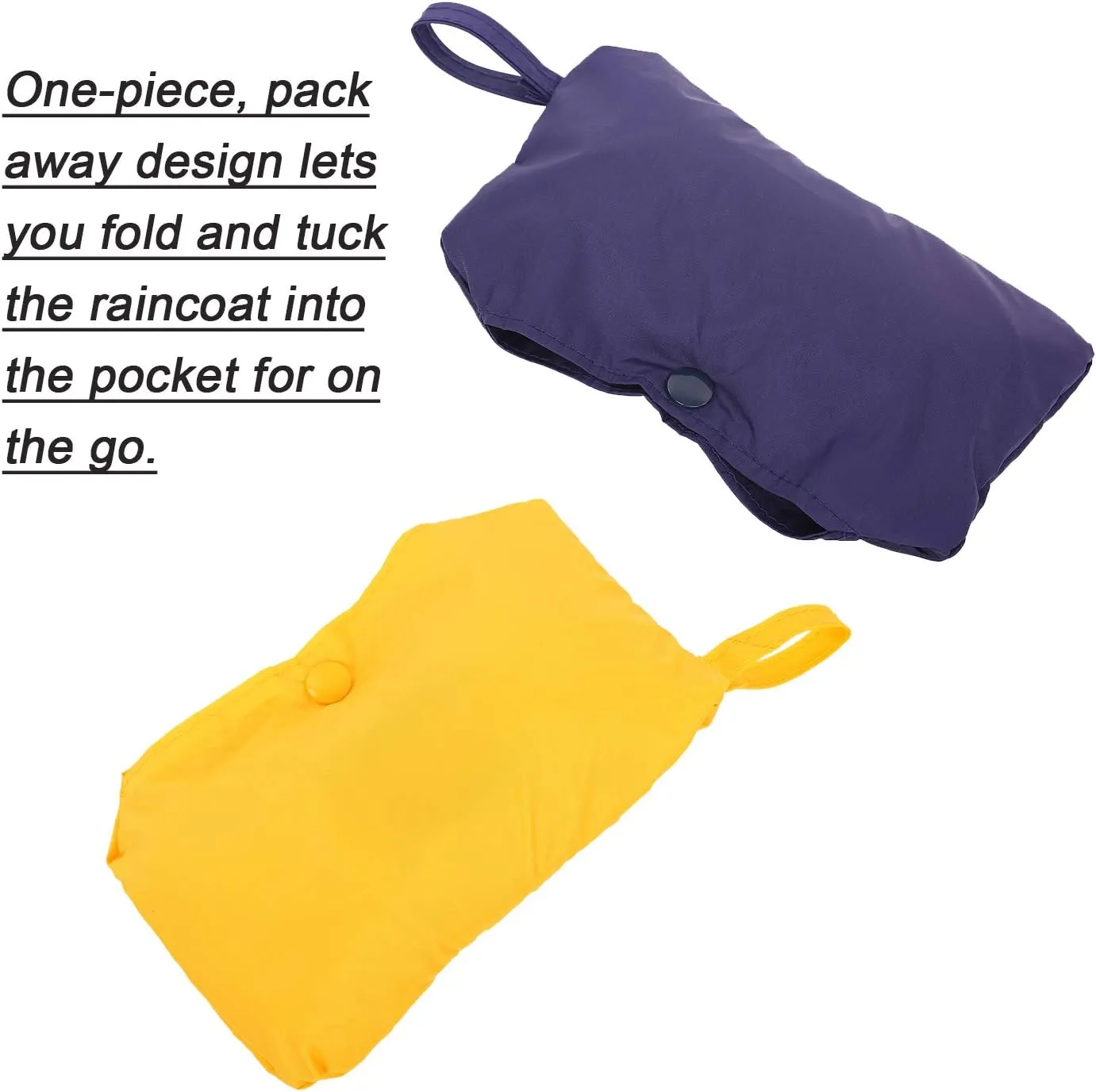 Pet Raincoat Packable Hooded Dog Rain Jacket Reflective Strips Lightweight Adjustable Poncho for Small Medium Large Dogs Yellow XXXL