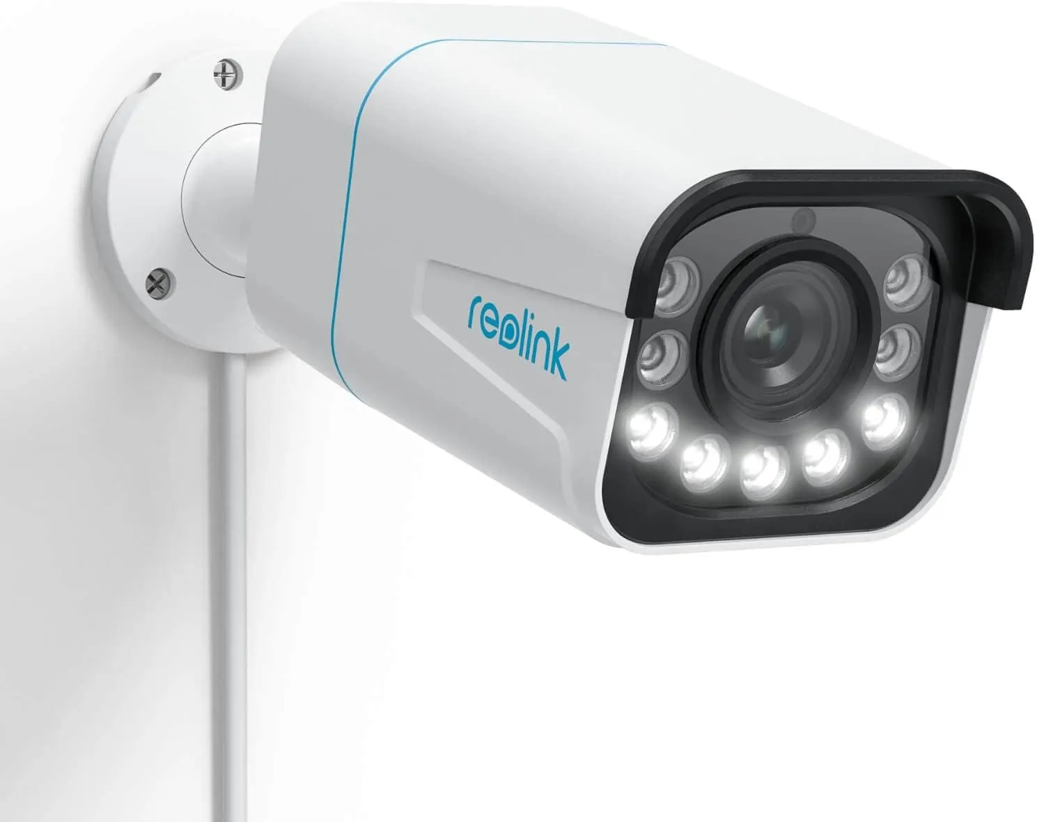 REOLINK RLC-811A PoE IP Security Camera 4K - 123 FoV, 5X Optical Zoom for Outdoor Usage, 2.7mm Lens with Color Night Vision, Human/Vehicle/Pet Smart Detection, 2 Way Talk, Up to 256GB microSD Card
