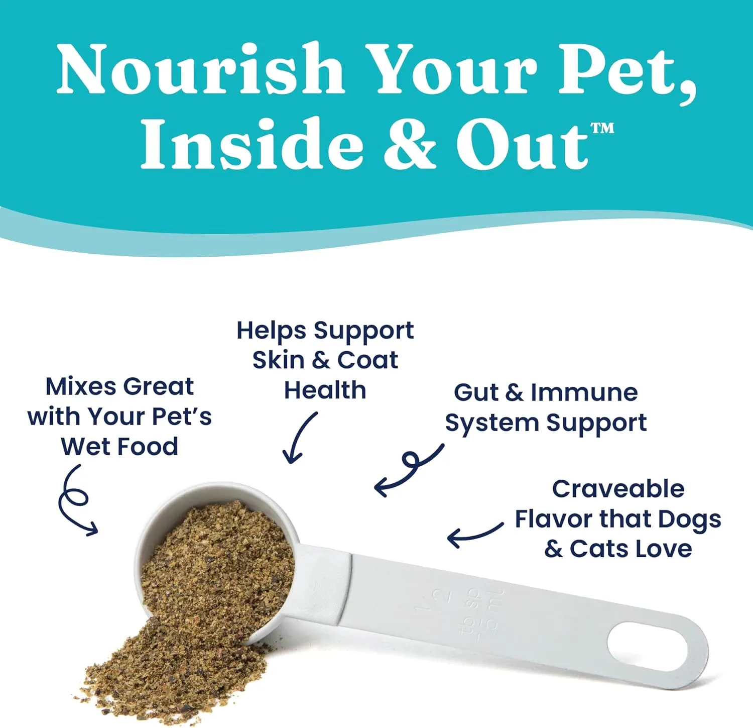 Solid Gold Dog & Cat Vitamin Supplements - Kelp Powder, Omega 3, Vitamins, Digestive Enzymes, Immune Support - 5 oz