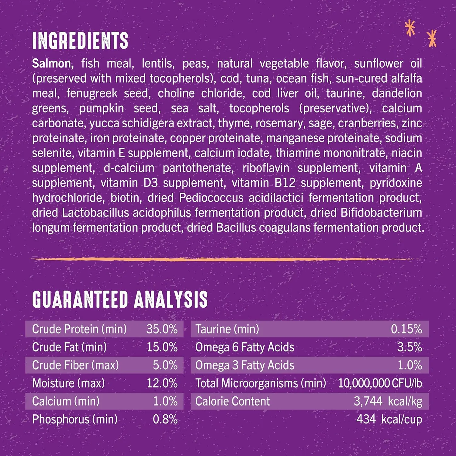 Stella & Chewy's Raw Blend Premium Kibble Cat Food  Grain Free, Protein Rich Meals  Wild-Caught Fish Recipe  2.5 lb. Bag