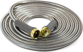 Sunfiier Short Garden Hose 5 Ft  Extension Leader Hose-304 Stainless Steel Water Hose, Flexible Small Extender Hose for Garden, Outdoor Use (5 FT)